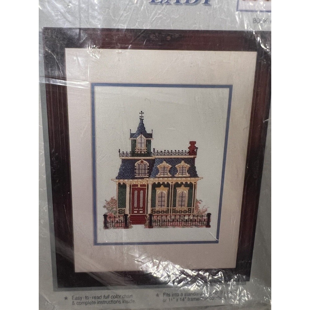 Color Charts Deborah Cambells Painted Lady Cross Stitch 10273 Victorian House